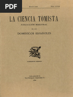 Ciencia Tomista. Artículo Beltrán Heredia, Ideas Vitoria Antes de Indis