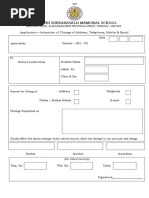 7 - Change of Contact Details