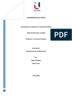 Actividad 3 - Trabajo Activaidad3. Escritura Juridica