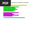 2do Parcial - RESUMEN TECNOLOGIA DE LA INFORMACION