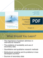 International Marketing: Developing A Global Vision Through Marketing Research