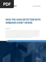 Pass The Hash Detection With Windows Event Viewer PDF 1690757914