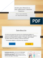 Biomateriales para Obturación en Pulpotomía y Pulpectomía