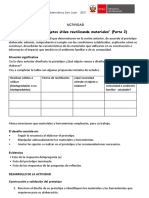 JUEVES 11 de NOVIEMBRE - CIENCIA Y TECNOLOGIA - Elaboramos Objetos Útiles Reutilizando Materiales - Parte 2