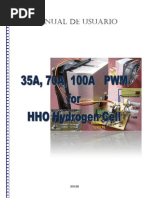 Manual 35A 70A 100A PWM For HHO Hydrogen