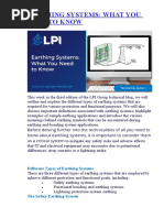 Earthing Systems