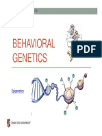 Behavioral Genetics