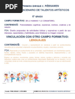 Proyecto Educacion Fisica 6° Primaria Escenarios Ritmicos