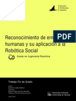 Reconocimiento de Emociones Humanas y Su Aplicación A La Robótica Social