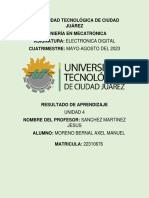 Electronica Digital Resultado de Aprendizaje Unidad 4