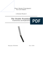 The Double Pendulum - Construction and Exploration