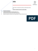 Deformation of Solids