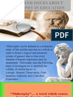 Report Philosophy in Educ