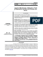 N-2368 Inspeção, Manutenção, Calibração e Teste de Dispositivos de Alívio de Pressão E/ou Vácuo