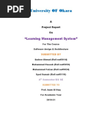 Project Report e-LMS Software Design - Architecture