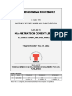 Commissioning Procedure - Ultratech Cement Rajashree AQC (PL 1862)