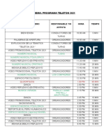 Esquema Programa Teleton