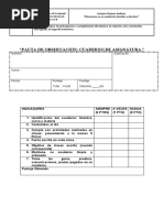 Pauta Revision de Cuadernos 8 Basico