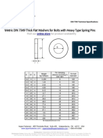 Metric DIN 7349 Spec