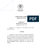 Sentencia Sobre Descubrimiento Probatoro