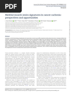 Skeletal Muscle Omics Signatures in Cancer Cachexia