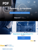 4.1.1 Arreglos Unidimensionales