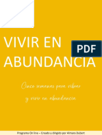 Semana 1 - Vivir en Abundancia