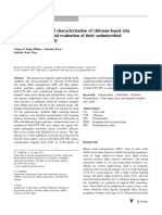 Facile Fabrication and Characterization of Chitosan-Based Zincoxide Nanoparticles