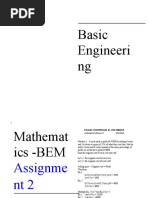 Assignment 2. Problems For Systems of Equations and Solution For QE