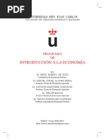 Programa Introduccion A La Economia Urjc 2020-2021