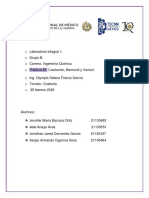 Práctica #3. Cavitación, Bernoulli y Venturi.