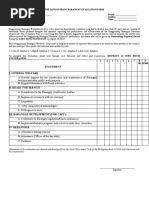 Kagawad SURVEY FORM