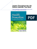 Health Promotion Throughout The Life Span 7th Edition Edelman Test Bank