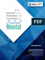 Protocolo de Atención A Los Problemas Mas Frecuentes de Salud Mental