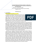 Laporan Analisis Kemiskinan Daerah Kabupaten Bandung Data P3KE