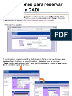 Instrucciones para Reservar en CADI
