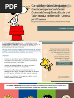 4ta Sesión CTE 2 - Campo Formativo Lenguajes