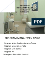 Program MFK K3 Terintegrasi Di Puskesmas