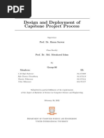 Design and Deployment of Capstone Project Enrollment Process