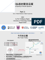 Finished Taiwan Course 2 KLIPPEL - Modal Vibration and Diagnostic