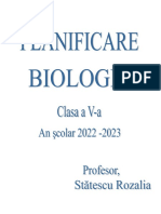 0 Planificare Biologie Clasa V MODULE