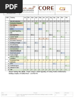 Training Matrix Plan 2021