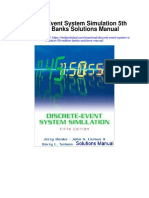 Discrete Event System Simulation 5th Edition Banks Solutions Manual