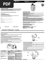 Manual Usuario Ablandador de Agua Residencial Certificado de Garantia