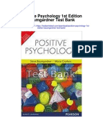 Positive Psychology 1st Edition Baumgardner Test Bank