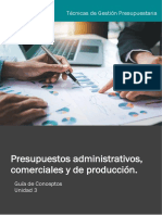 U3 - Técnicas Gestión Presupuestaria