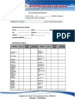 Acta de Entrega de Vehiculo