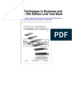 Statistical Techniques in Business and Economics 15th Edition Lind Test Bank