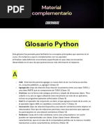 Glosario Python