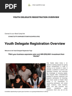 Youth Delegate Registration Overview YALDA